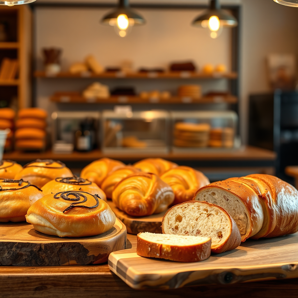 Bakery counter display