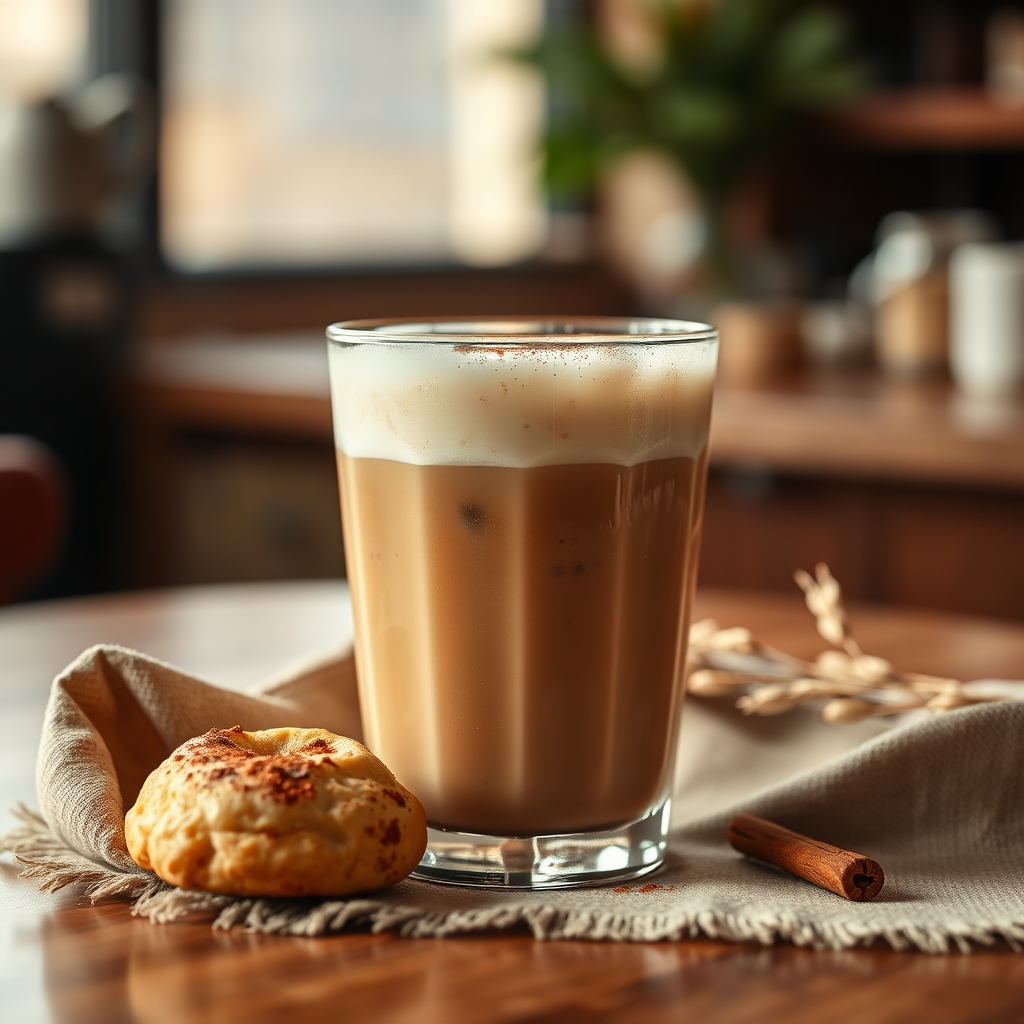 Seasonal drink and pastry