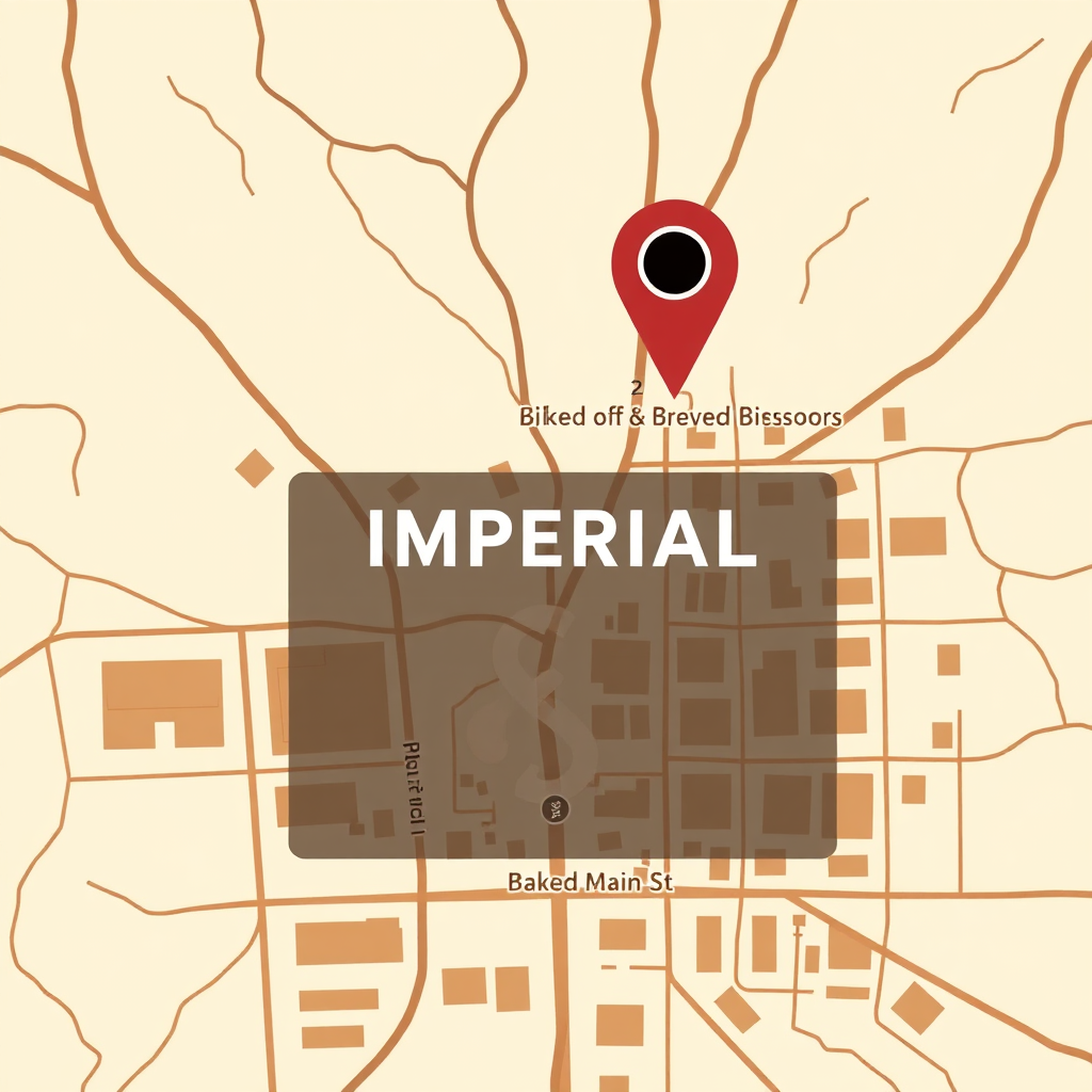 Static map showing the shop location area